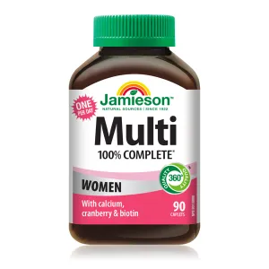 Maisto papildas JAMIESON Multi 100 Vitaminų ir mineralų kompleksas moterims tabletės N90